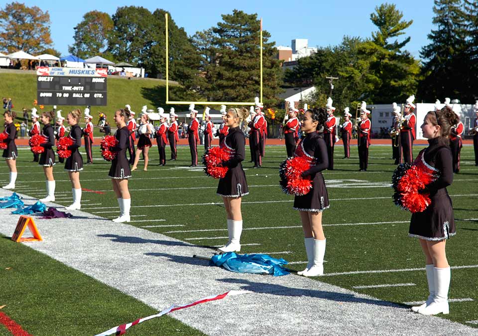 Grove City Girls in Holly Marching Boots