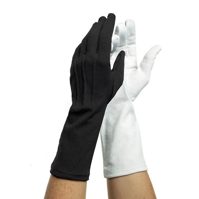Genuine Military Issue 3 Dart White Parade Ceremonial Dimple Grip Gloves WD3 