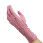 Thumbnail: Pink Long-Wristed Cotton Glove